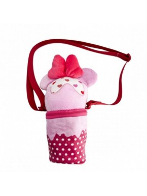 Bolso rosa de Minnie Mouse con detalles de corazones y lunares