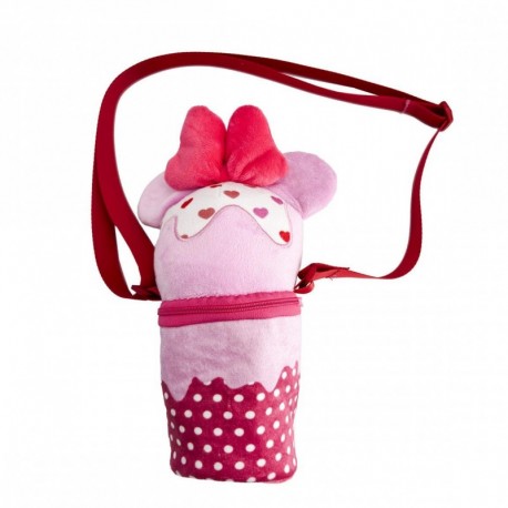 Bolso aplicaciones Minnie Mouse Disney rosa