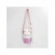 Bolsa rosa Hello Kitty com bolinhas brancas
