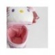 Bolsa rosa Hello Kitty com bolinhas brancas