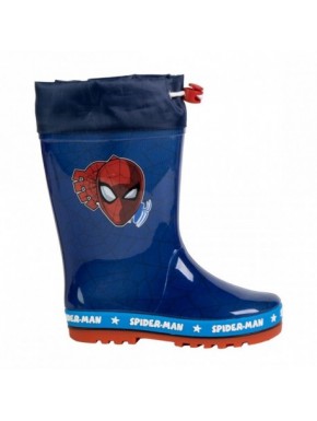 Botas de lluvia azules de Spiderman para niños