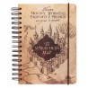 Carnet A5 à couverture rigide Harry Potter Carte du Maraudeur