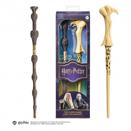 Set de 2 varitas de Harry Potter y Voldemort 30 cm