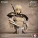 Detalhe do Busto Claire de Claymore edição limitada