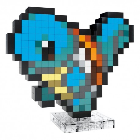 Squirtle Pokémon pixel art construction kit, 367 pieces