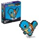 Squirtle Pokémon pixel art construction kit, 367 pieces