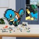 Squirtle Pokémon pixel art construction kit, 367 pieces