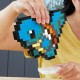Squirtle Pokémon pixel art construction kit, 367 pieces