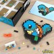 Squirtle Pokémon pixel art construction kit, 367 pieces