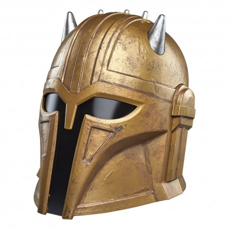 The Armorer Helmet Star Wars Mandalorian Black Series gold