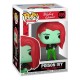 Figura POP! de Poison Ivy com cabelo vermelho e traje verde.