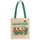 Bolsa tote Sakamoto Days con diseño de edificio