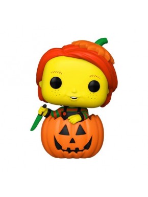 Figura POP! de Chucky con calabaza y cuchillo