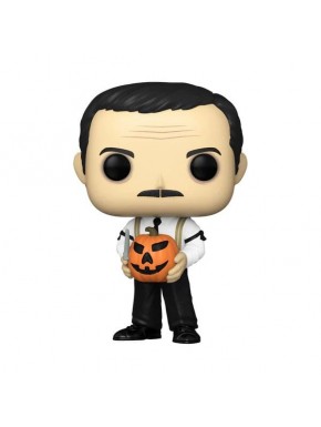 Figura POP! TV Vinyl de Gomez Addams con una calabaza