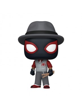 Figura Spiderman 2 POP! Games Miles Morales com chapéu