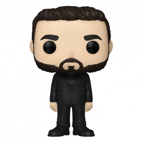 Figura de vinilo POP TV Roy Kent en traje negro de Ted Lasso