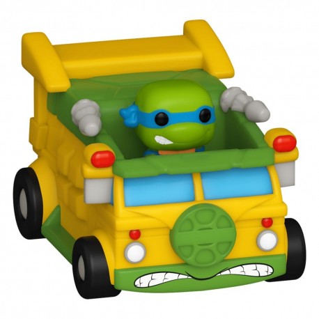 Figura Leonardo de Tortugas Ninja con van amarilla de Funko POP