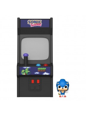 Figura de vinilo Sonic con máquina arcade Bitty POP!