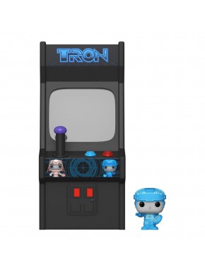 Figura de vinilo Tron de Funko en máquina arcade