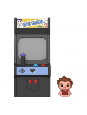 Figura Vinyl Bitty POP! Wreck it Ralph con máquina arcade