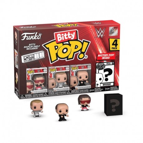Pack figuras WWE Bitty POP Vinyl Bret Hart