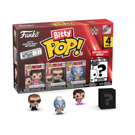 Embalagem de 4 Figuras Bitty POP! WWE Razor Ramon