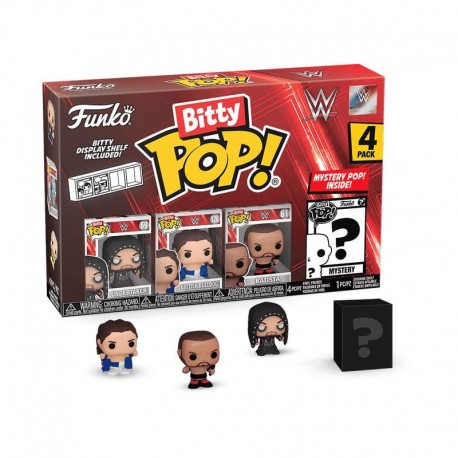 Figuras Bitty POP! WWE The Undertaker, pacote de 4, 2,5 cm