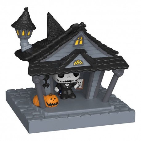 Figurine Bitty POP! de Jack Skellington chez lui