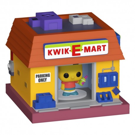 Figura de vinil Kwik-E-Mart dos Simpsons com Bart Simpson.
