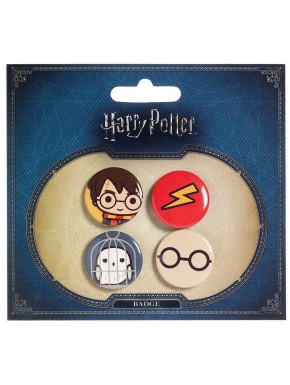 Pack Chapas Harry Potter Kawaii