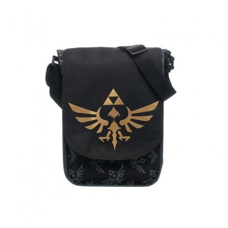 Sac à bandoulière noir Skyward Zelda