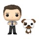 Figurine POP & Buddy! Chris & Champion 15e Anniversaire Parks and Recreation