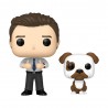 Figurine POP & Buddy! Chris & Champion 15e Anniversaire Parks and Recreation