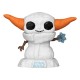 Figura de vinilo Star Wars Grogu en versión navideña de 9 cm
