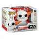 Figura de vinilo Star Wars Grogu en versión navideña de 9 cm