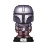 Figura de Vinil POP! Star Wars: Mandalorian Holiday 9 cm