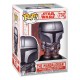 Figura de vinilo POP del Mandalorian en edición Holiday