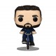 Figura POP! de Roy Kent na bicicleta de Ted Lasso