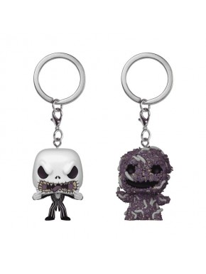 Llaveros POP! Vinyl Jack y Oogie de Pesadilla antes de Navidad