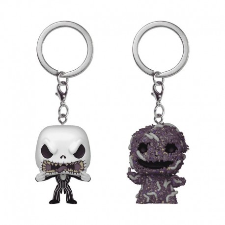 Llaveros POP! Vinyl Jack y Oogie de Pesadilla antes de Navidad