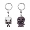 Pack 2 Porte-clés POP! Vinyl Jack et Oogie de L'Étrange Noël de monsieur Jack