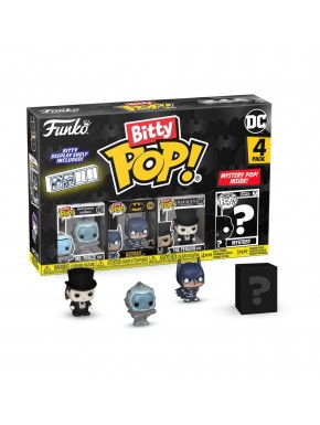 Pack de 4 figuras Bitty POP! Batman 85th