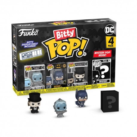 Pack de 4 figuras Bitty POP! Batman 85th