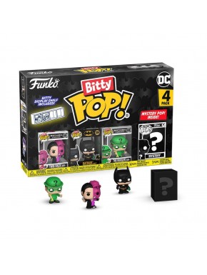 Pack de 4 Figuras Bitty POP! Batman 85 Aniversario