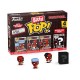 Pack Deadpool 4 Figurines Bitty POP! Vinyle Bathtime 2,5 cm