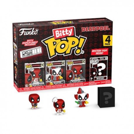 Pack de 4 figuras Bitty POP! de Deadpool