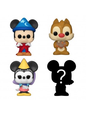 Pacote de 4 Figuras Bitty POP! Disney com Mickey Feiticeiro