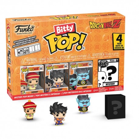 Pacote de 4 Figuras Dragon Ball Bitty POP!