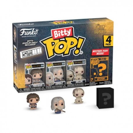 Pacote 4 Figuras Bitty POP! Frodo O Senhor dos Anéis