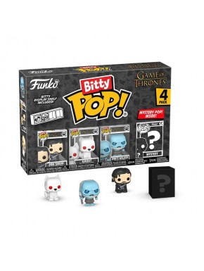 Pack de 4 figuras Bitty POP! de Game of Thrones con Jon Snow.